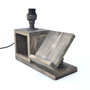 Opviq Pp078 Lámpara de Mesa de Hierro Negro